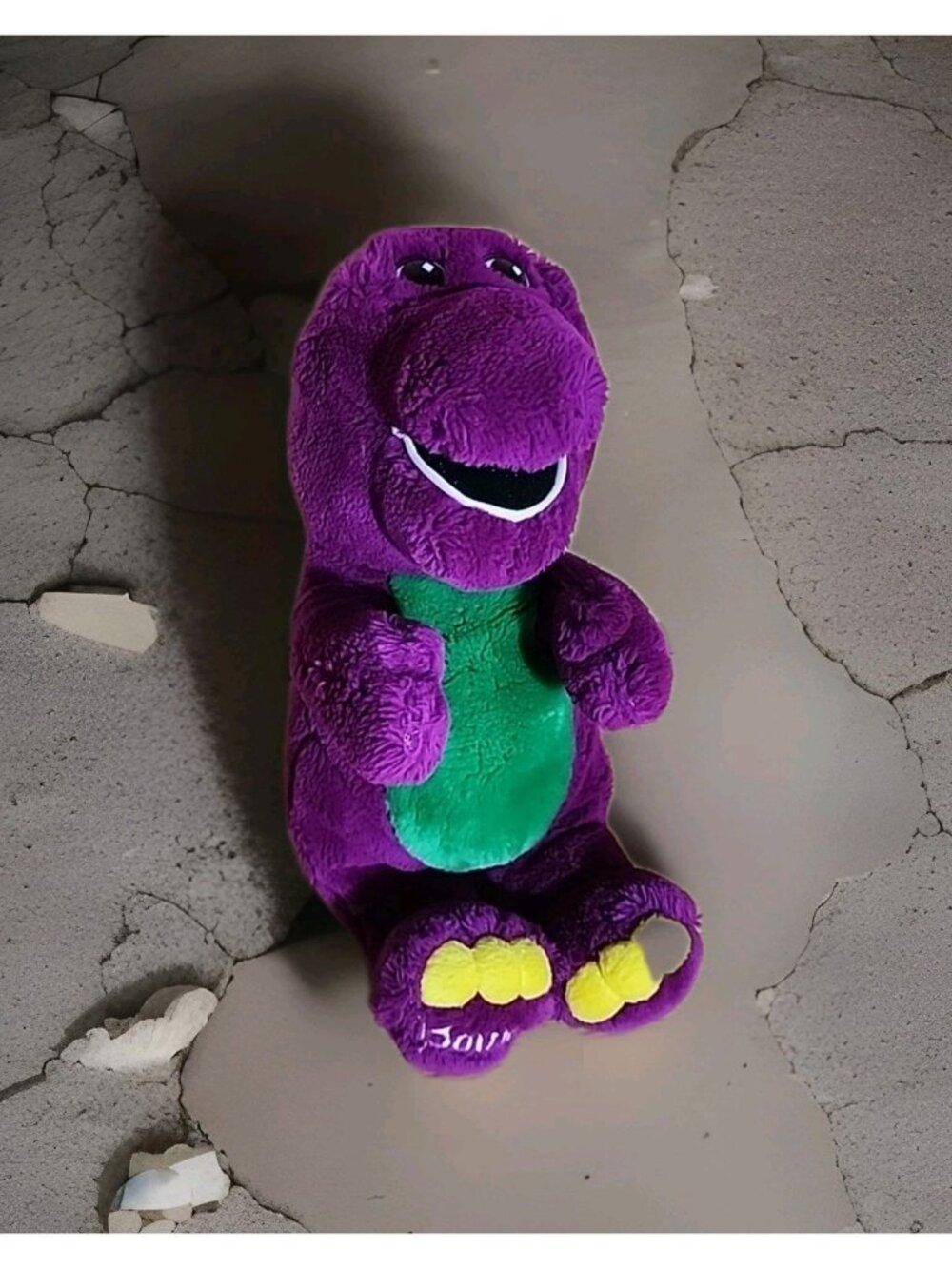 1993 Barney The Purple Dinosaur Plush 13 Inches Golden Bear Co. The Lyons Group